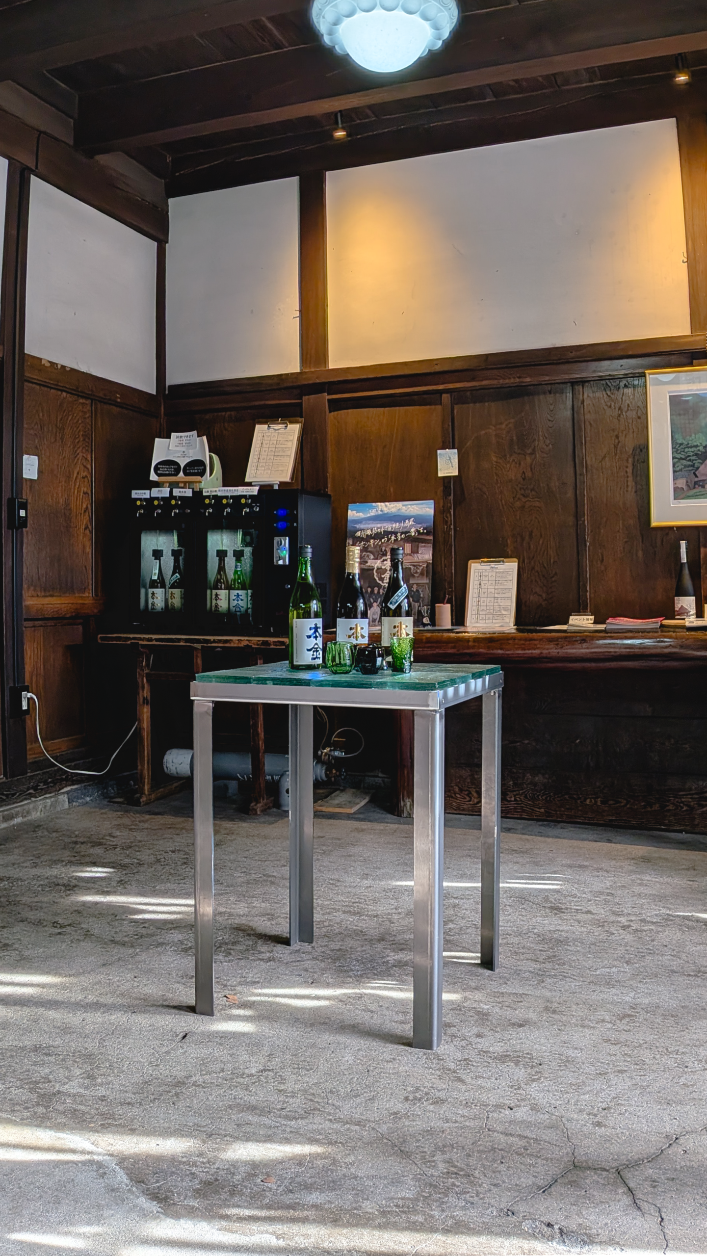 リユースガラスブロックテーブル 画像2